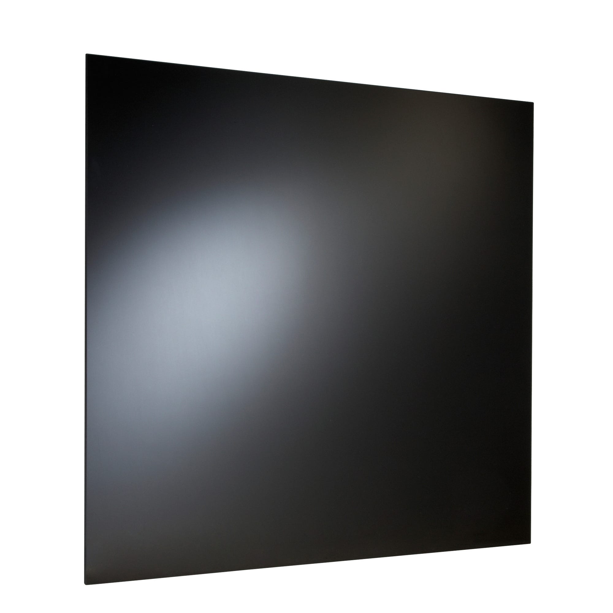 Crédence verre trempé noir L.60 x P.65 x Ep.0,5 cm 0