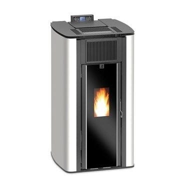 poele a granules punto ermetica 7 5 kw blanc unical bricoman