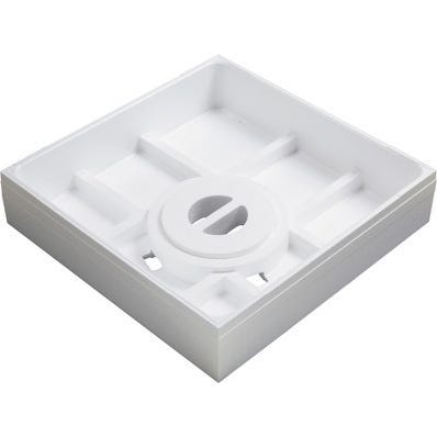 Support pour receveur de douche acrylique et acier l.80 x L.80 cm 