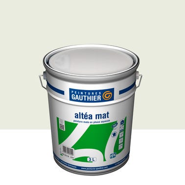 Peinture acrylique pour murs et plafonds blanc mat 10 L BOREAL PRO
