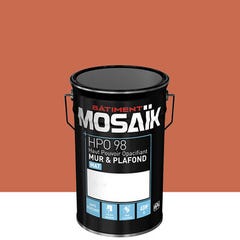 Peinture intérieure mat orange vernia teintée en machine 4L HPO - MOSAIK 1