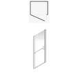 Porte de douche en niche H.190 x L.90 cm Larenco Duo 26785 - AKW
