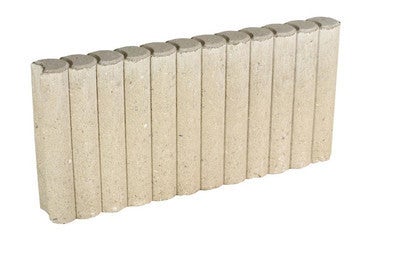 bordurette rondin 6x20x50 ton pierre bricoman