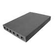 Chaperon plat ton pierre L.40 x l.28 x Ep.5 cm - TERREAL