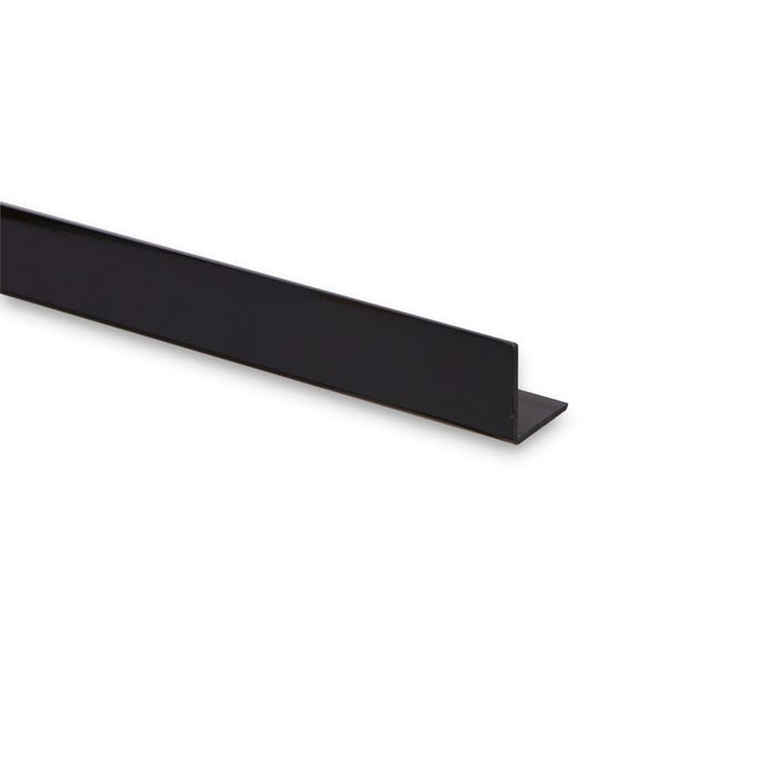 Cornière PVC noir 15x15mm L. 260 cm 0