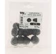 CACHE ECROU HEXA NYLON NOIR M12 X10