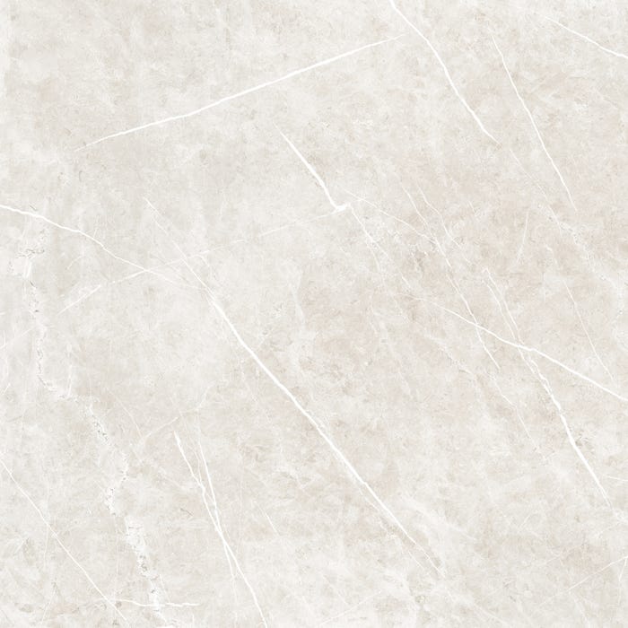 Carrelage sol intérieur effet marbre l.60x L.60cm - Theater Ivory Poli 0