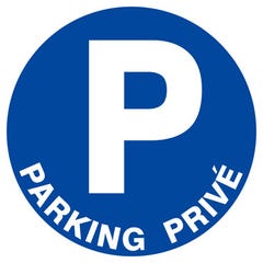 Panneau parking privé Diam.300 mm