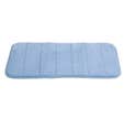 Tapis de bain mémoire de forme bleu