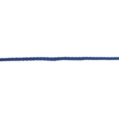 Corde tressée polypropylène bleu, résistance rupture indicative 200kg, diamètre 4mm 0