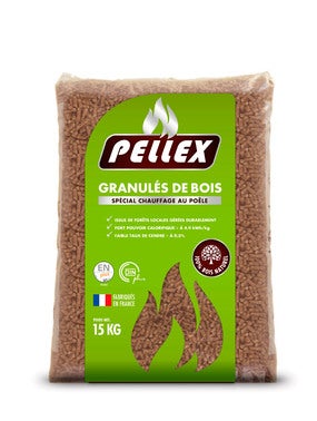Granulés de bois sales din plus 15 kg