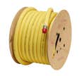 Tuyau PLT inox gainé PE jaune TRACPIPE® DN15 75 mètres BANIDES