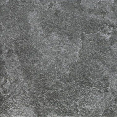 Carrelage sol extérieur effet pierre l.45 x L.45 cm - Silex Anthracite 0