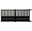 Portail S/ commande Coulissant Catane 1.30x4.06