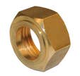 10 ÉCROUS COLLET BATTU 15X21(1/2") Ø12 CUIVRE À SOUDER À VISSER