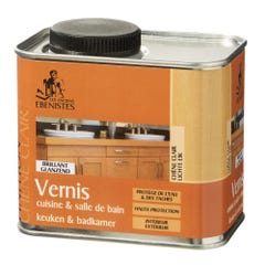 Vernis bois cuisine et salle de bain brillant incolore 450 ml - LES ANCIENS EBENISTES 0