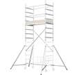 Rehausse module 2 pour échafaudage aluminium avec base pliante