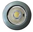 KIT 5 SPOTS FIXE ALU LED DIMM