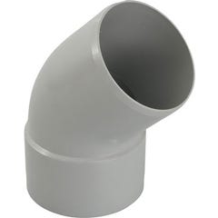 Coude 45° PVC gris Diam.100 mm - GIRPI 0