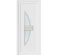 PORTE ENTREE PVC NEPTUNE BLANC H215XL90 Droite