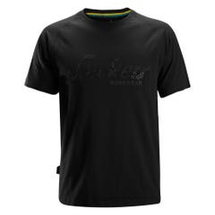 T-shirt de travail noir foncé T.L Logo - SNICKERS 1