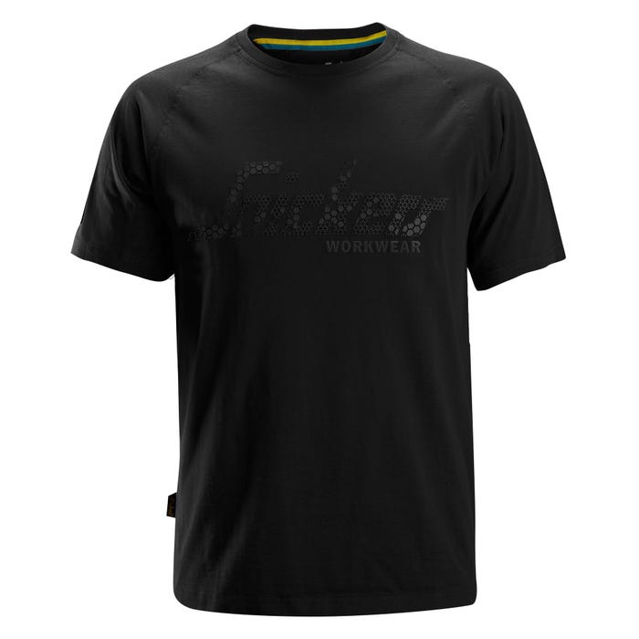T-shirt de travail noir foncé T.L Logo - SNICKERS 1
