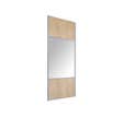 Vantail Bois Flotté Partitionné Miroir - 10 x 908 x 2500 MM
