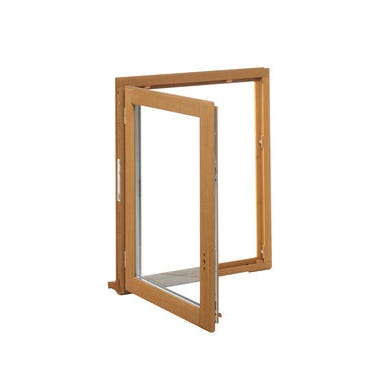 fenetre bois 1 vantail h45xl40cm gauche bricoman