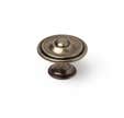 Bouton zamak vieux laiton d35mm