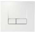Plaque de commande pour WC suspendu blanche Smarty - SIAMP