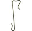 Crochets ardoise agrafe inox 18 11cmx2.4