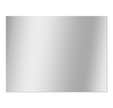Miroir rectangulaire bords polis l.40 x H.30 cm