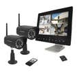Pack vidéosurveillance sans fil avec carte SD 32 Go THOMSON