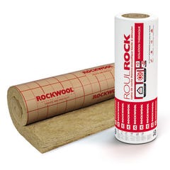 Rouleau laine de roche Roulrock kraft - Ep.200 mm lambda 39 R = 5,10 L.240 x l.120 cm - ROCKWOOL