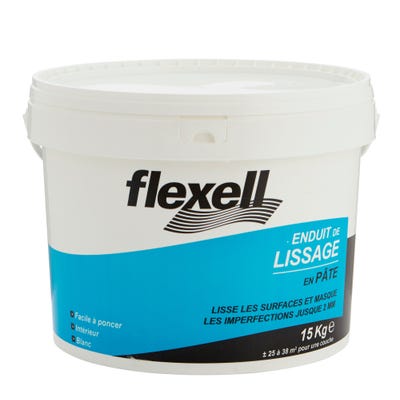 Enduit de lissage en pâte intérieur 15 kg - FLEXELL 0