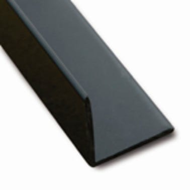 Cornière aluminium laqué noir l.20 x Ep.20 mm, L.250 cm 0