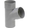 Té simple PVC Diam 125mm ,67°30, Mâle / Femelle