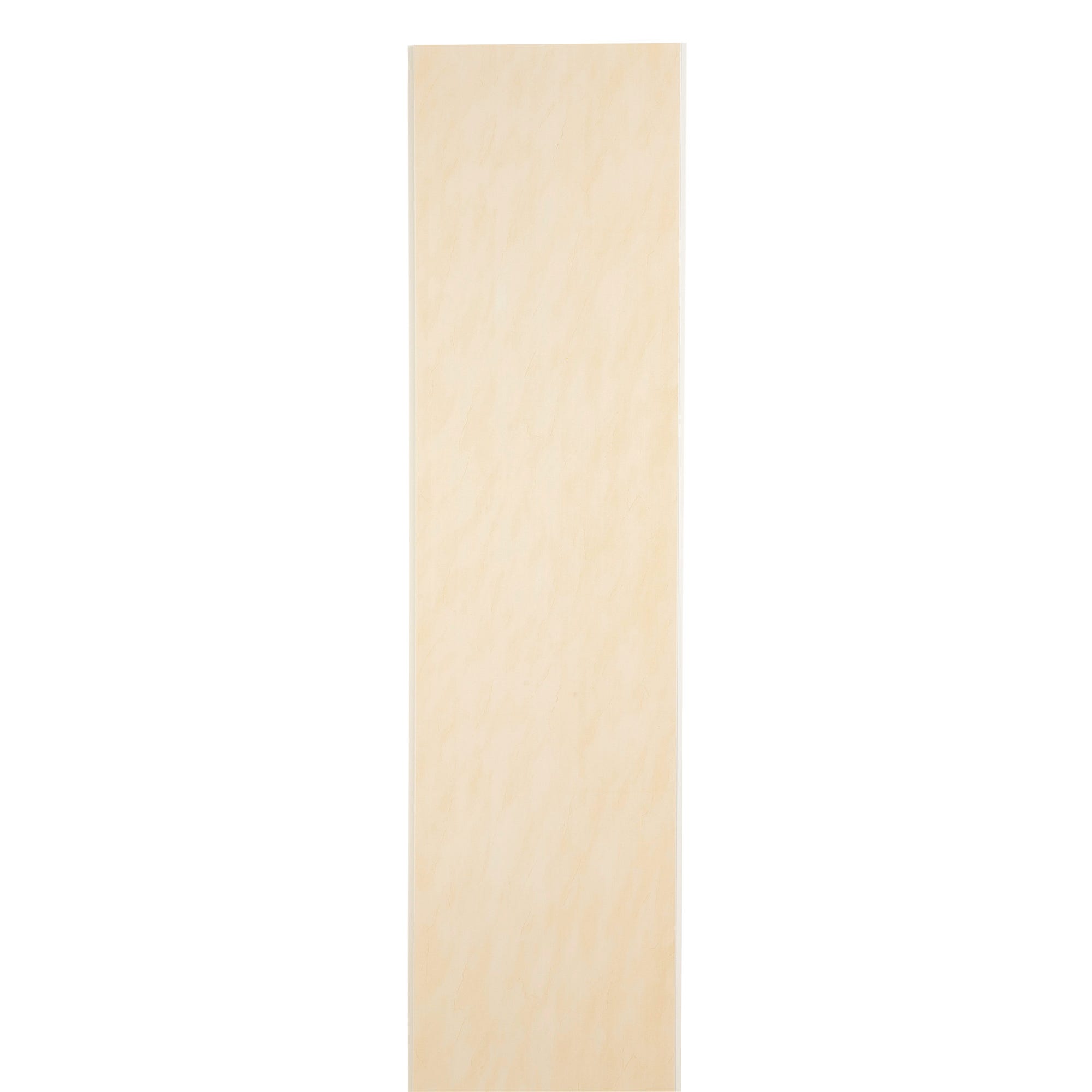 Lambris PVC décor marbré naturel L.2600 x l.375 x Ep.8 mm - colis de 3,9 m² 0