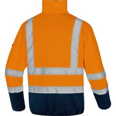 Pull de travail polaire haute visibilité orange T.S -  DELTA PLUS 1