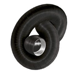 Gaine aluminium noire Long.1,5 m Diam.60 cm 0