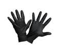 Lot de 10 gants nitrile noir T.9 Mecano - ROSTAING