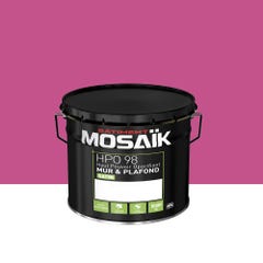 Peinture intérieure satin rose lavatère teintée en machine 10L HPO - MOSAIK 1
