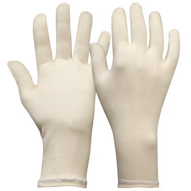 Lot de 10 gants microfibre blanc T.8 Speednet - ROSTAING  0