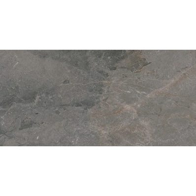 Carrelage sol intérieur effet pierre l.60x L.120cm - Siena Gris 0