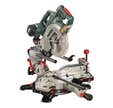 Scie à onglets radiale + butée réglage symétrique 216 mm + Variateur METABO 1800W KGSV72XactSYM 612216000