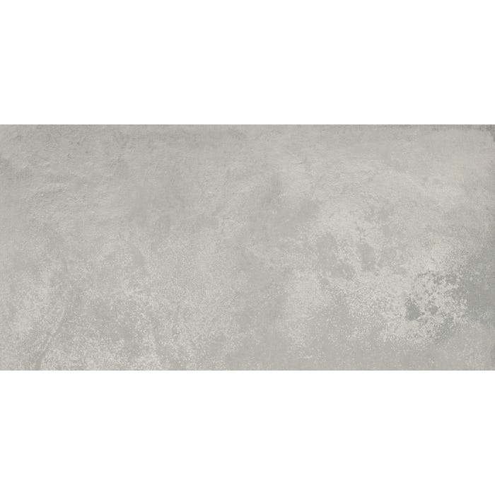 Carrelage intérieur sol et mur gris effet béton 60 x 120 cm Xmetal argento 0