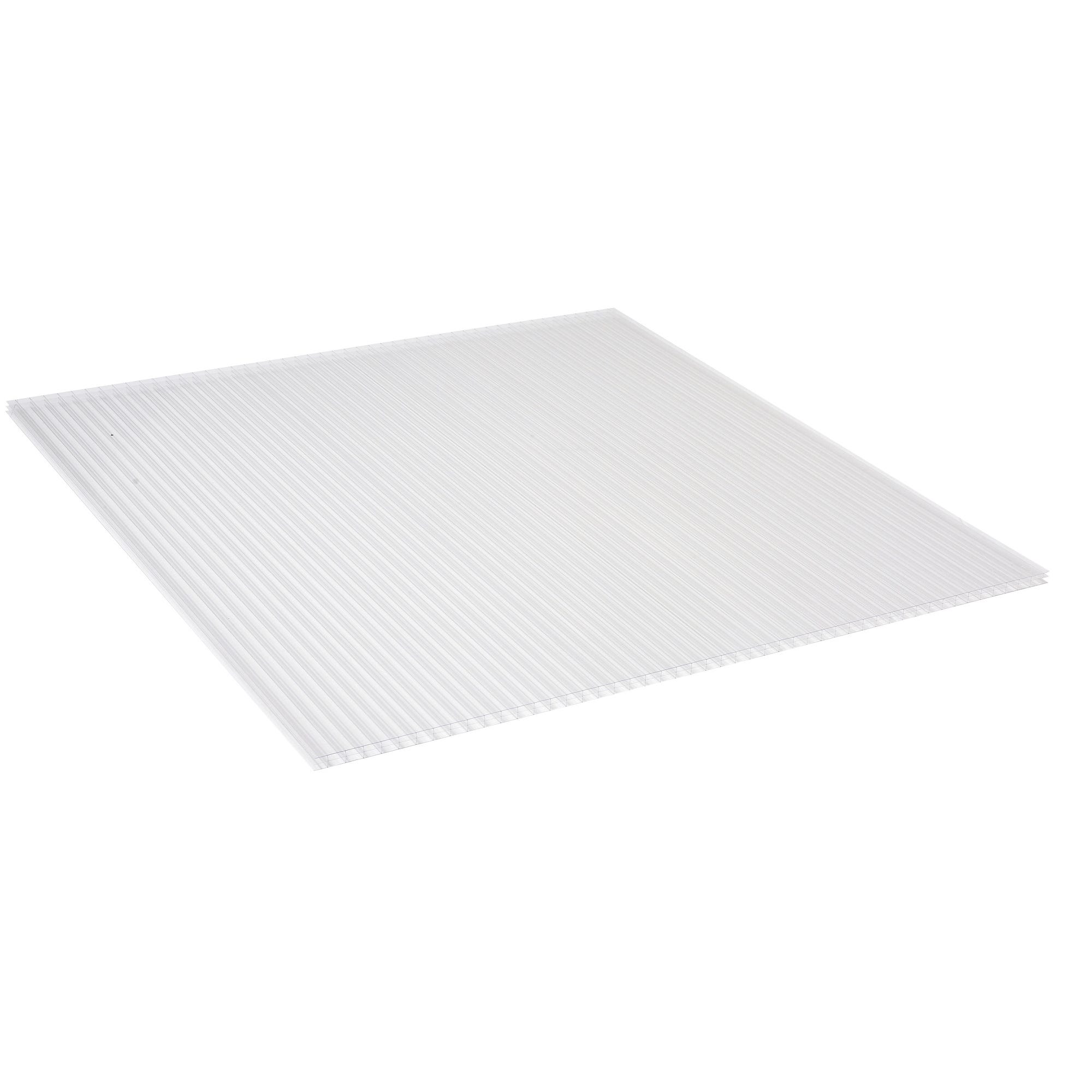 Plaque polycarbonate claire Ep.16 mm L.300 x l.98 cm 3