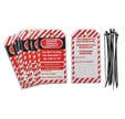 10 ETIQUETTES PLAST GB/RO/HU NP FERMER
