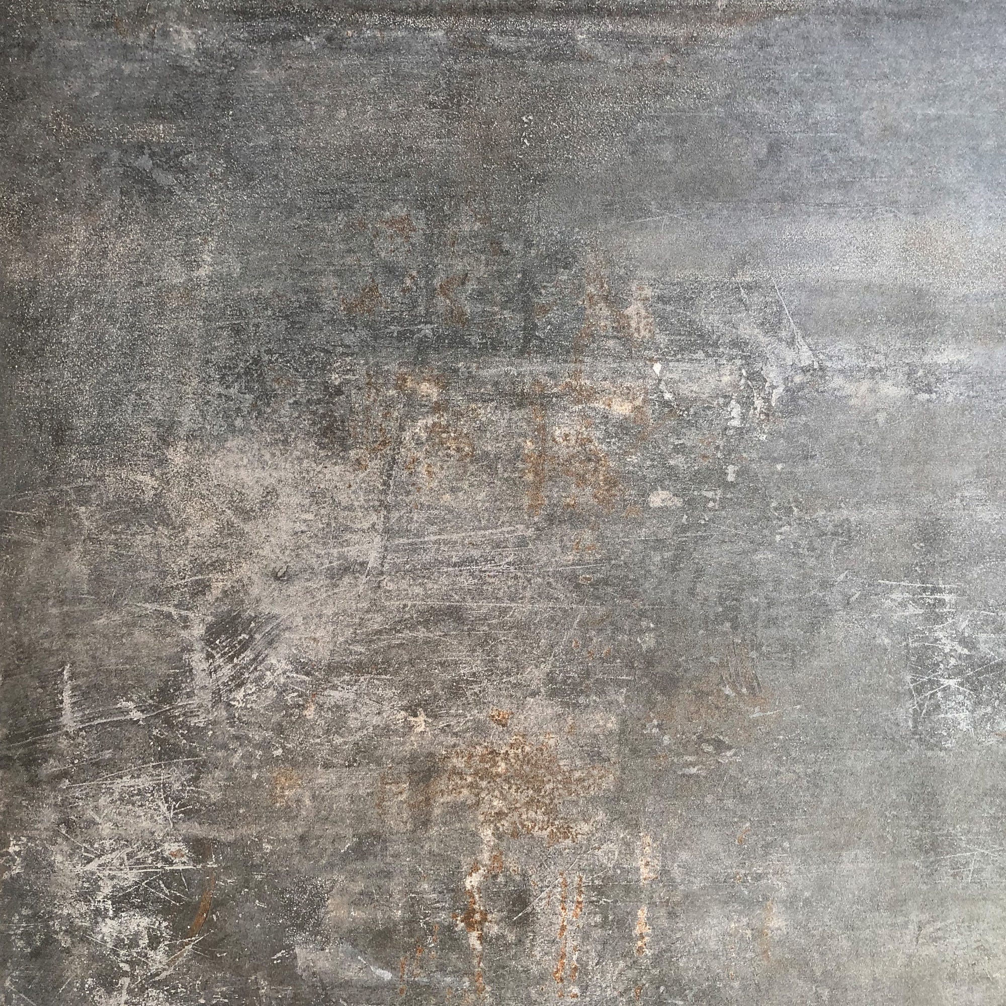 Carrelage intérieur sol et mur gris effet béton l.45 x L.45 cm Contrast Graphite 0