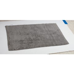Tapis coton gris 45x75 cm 1